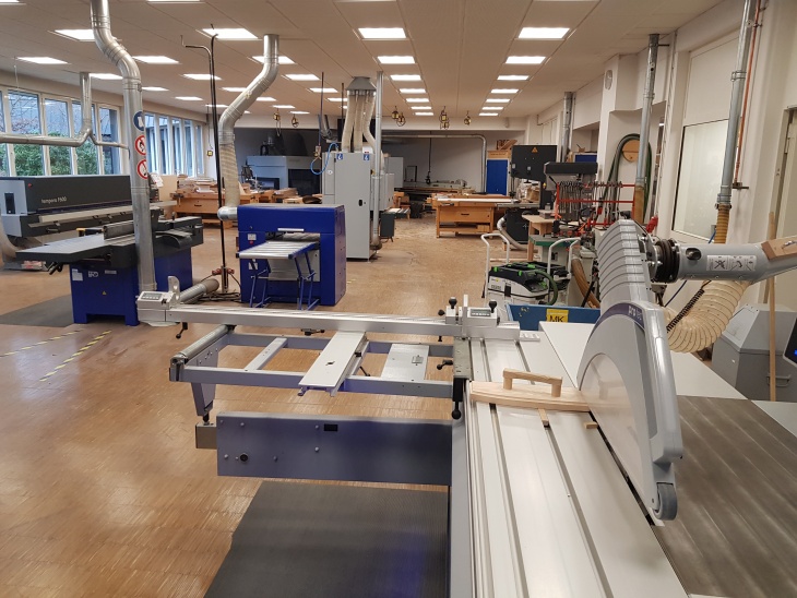 Typische Tischlereiwerkstatt