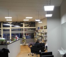 abgehängte LED-Paneele