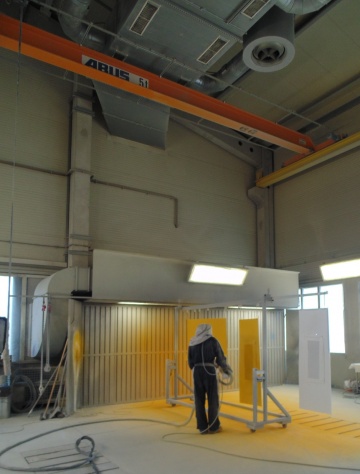 Arbeitsbereich Lackieren