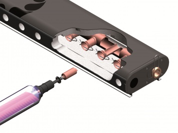 Heatpipe-Vakuumröhrenkoll.