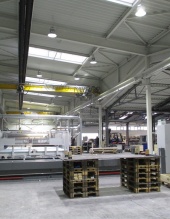 LED-Tiefstrahler in Produktion