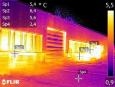 ungedämmte Fensterbrüstung
